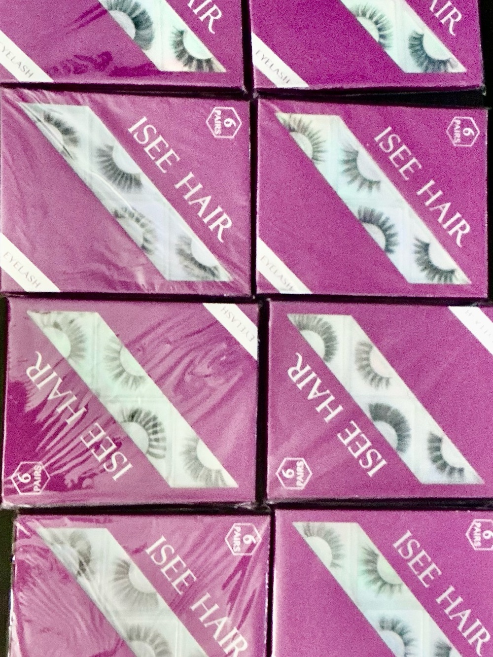 Isee Hair False Eyelashes - Black